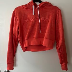 Korsa cropped sweatshirt - pink, size medium